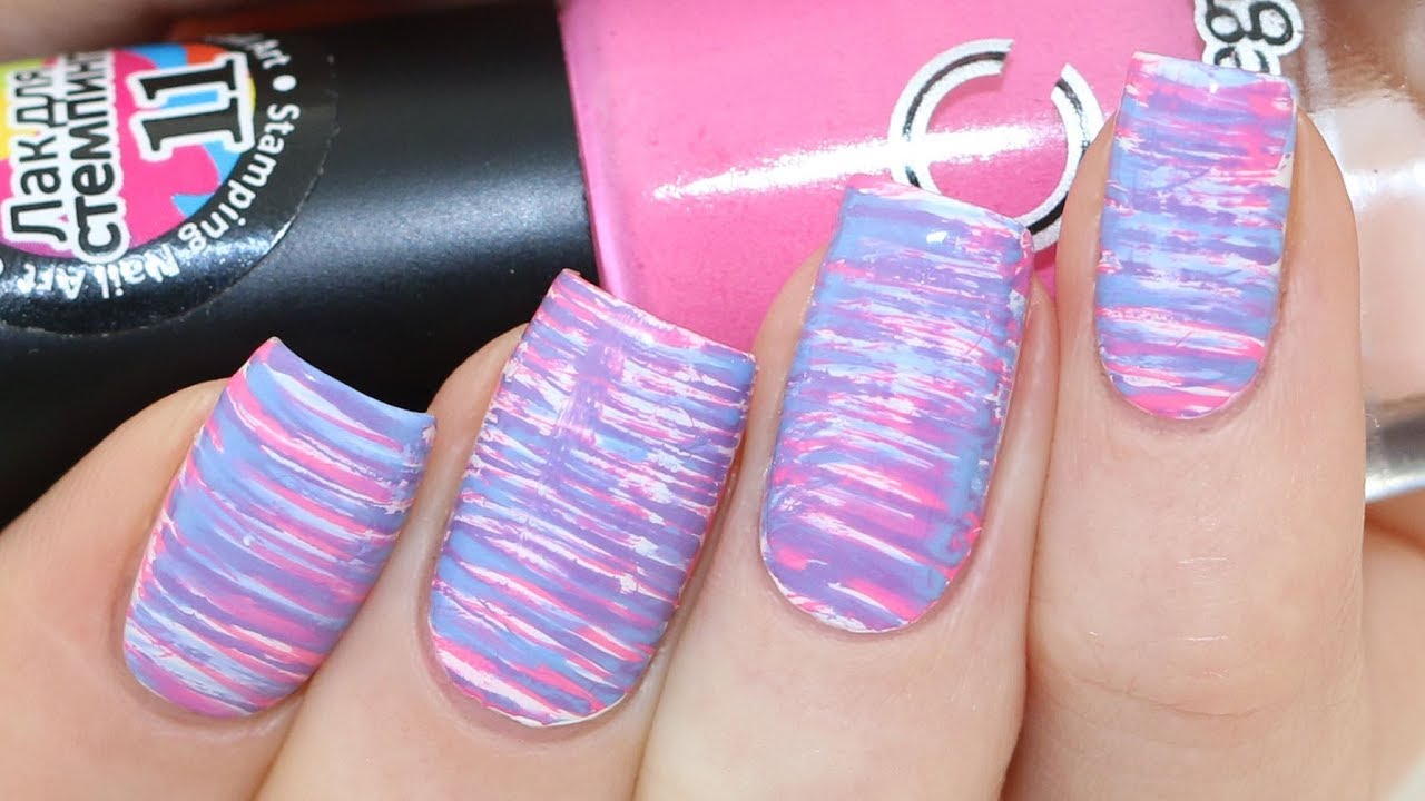 FAN BRUSH NAIL ART TUTORIAL