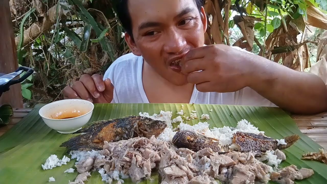 Matatakam ka sa ulam na ito Pritong Tilapia at Ginataan Langka MUKBANG