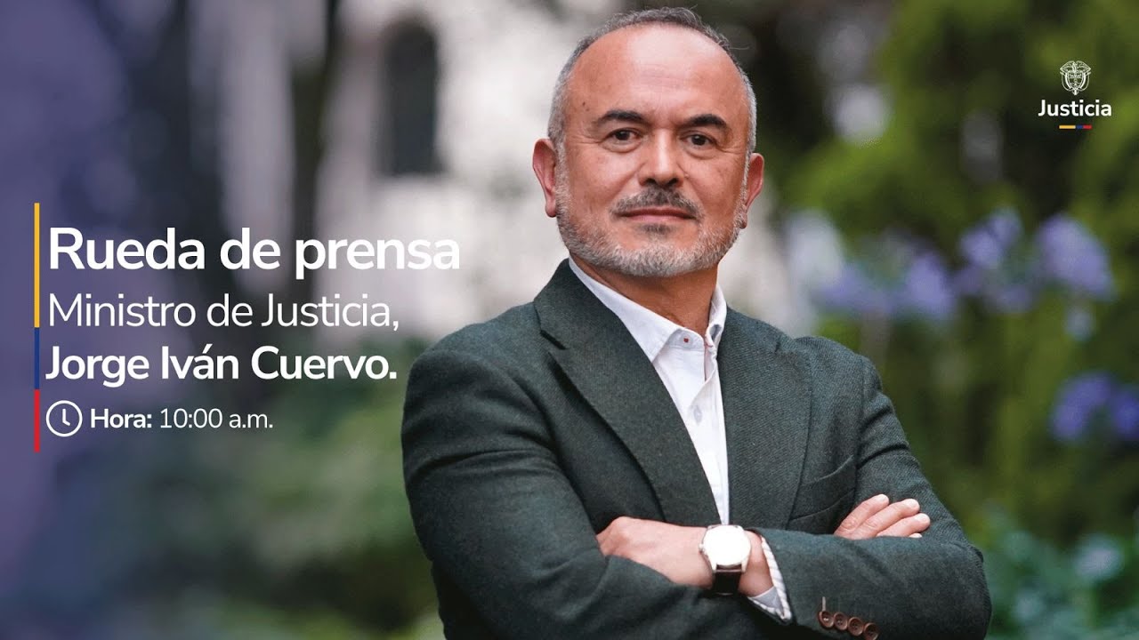 Rueda de prensa ministro Jorge Iván Cuervo