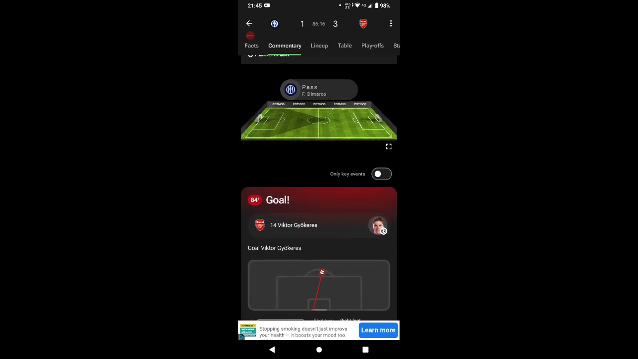 INTER MILAN VS ARSENAL CHAMPIONS LEAGUE WATCH PARTY