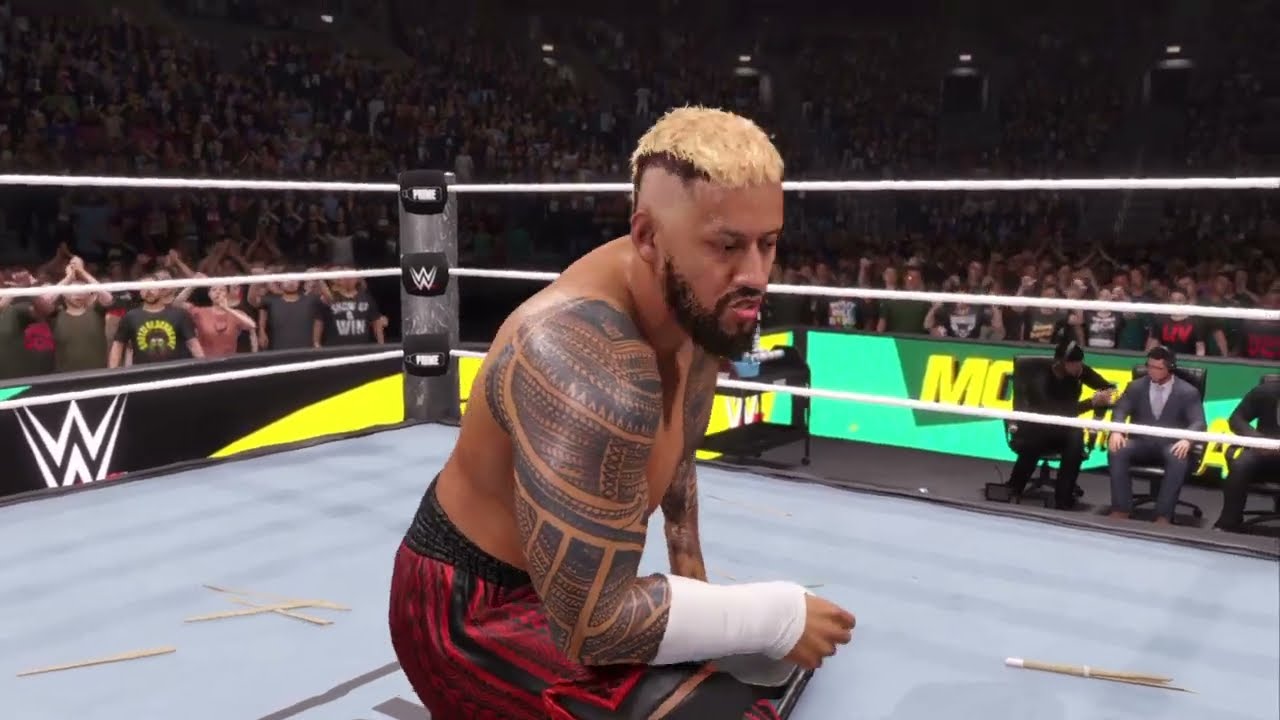 WWE 2K25 - Solo Sikoa vs. Jimmy Uso - Falls Count (M)
