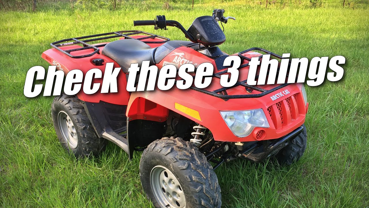 Ваш квадроцикл не заводится? 💧⚡️💨