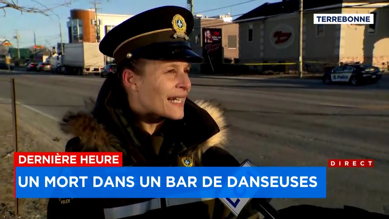 Terrebonne: une personne meurt à la suite d'un violent conflit dans un bar de danseuses nues: explic