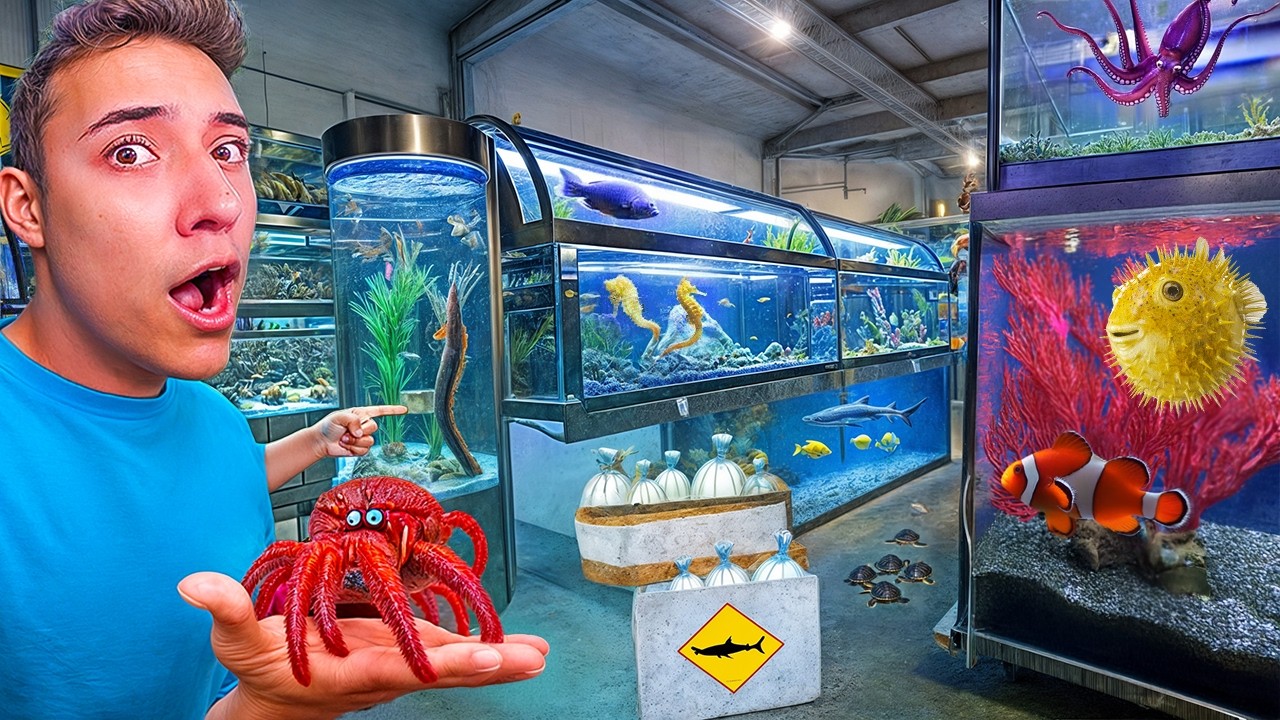 Encontrei uma Loja de Animais Exóticos Bizarros