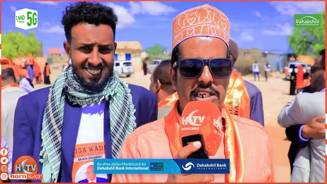 Taageerayasha Gobolka Ayaa Magaalada Ceerigaabo Ku Soo Dhaweeyey Musharaxa Xisbiga Waddani..