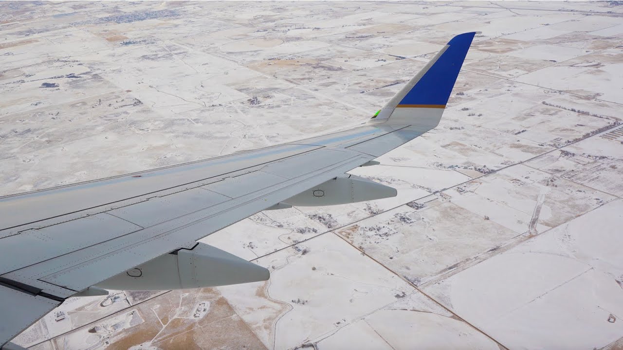 Approach & Landing Denver – United Airlines – Embraer 175LR – N109SY (4K)