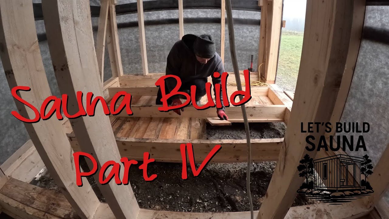 Sauna Build – Part 4: Floor Structure, Insulation & OSB 🔨