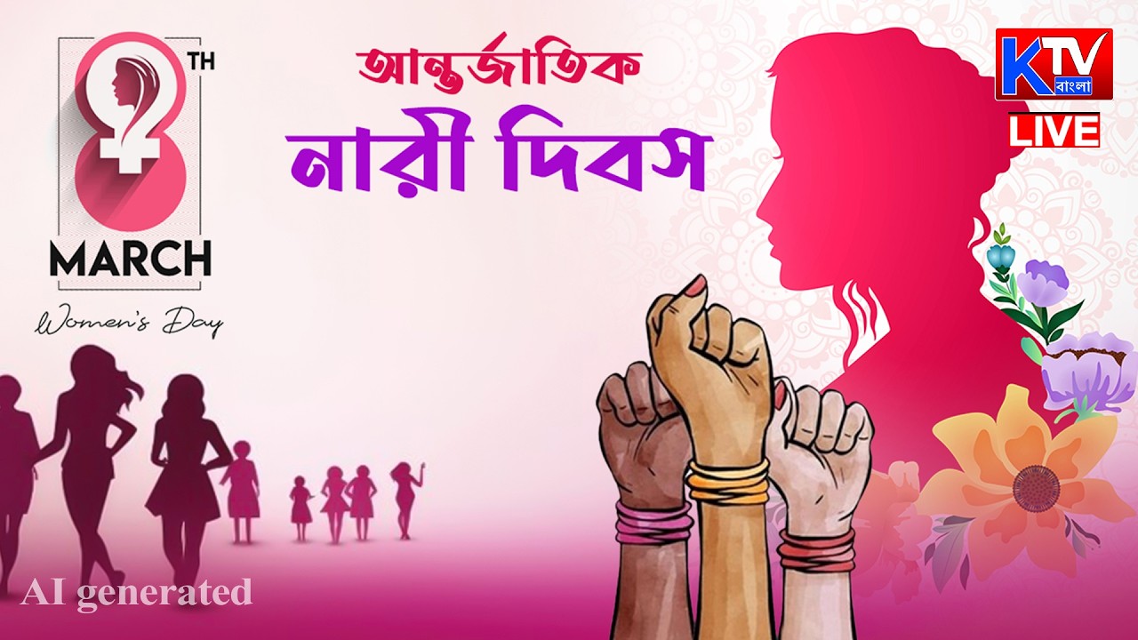 Live: আন্তর্জাতিক নারী দিবসে সম্মান-সমতার বার্তা
