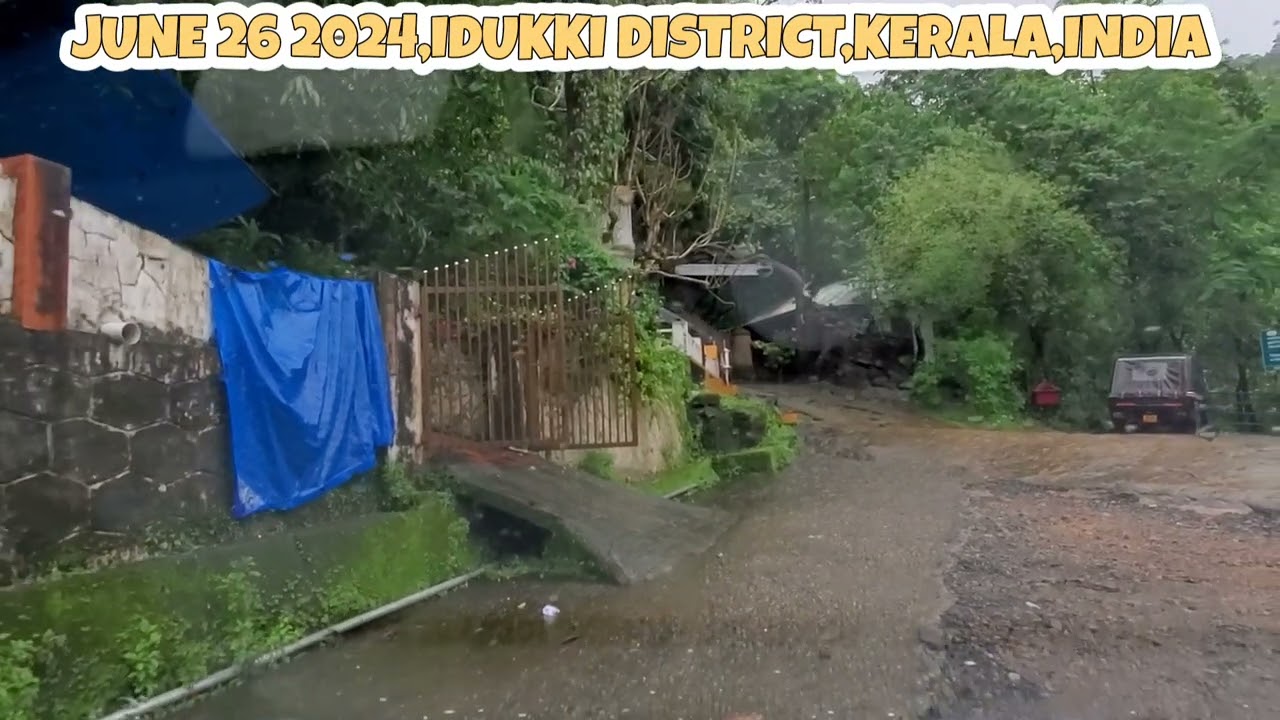 scenic drives in highrange kerala  india