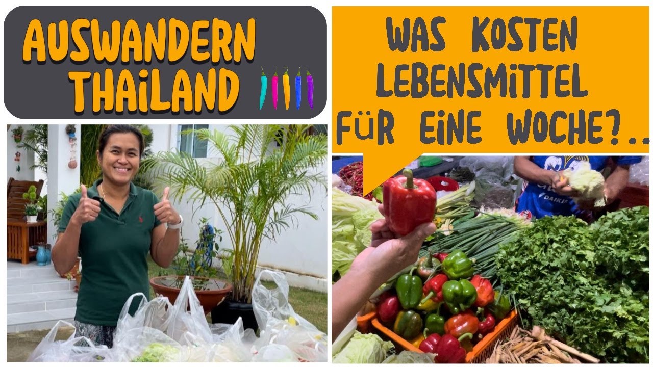 So teuer sind frisches Obst und Gemüse in Thailand..🇹🇭 · Thailand I VLOG 42