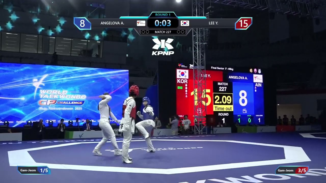 227 Final F  49kg AIN ANGELOVA A  KOR LEE Y  PGM