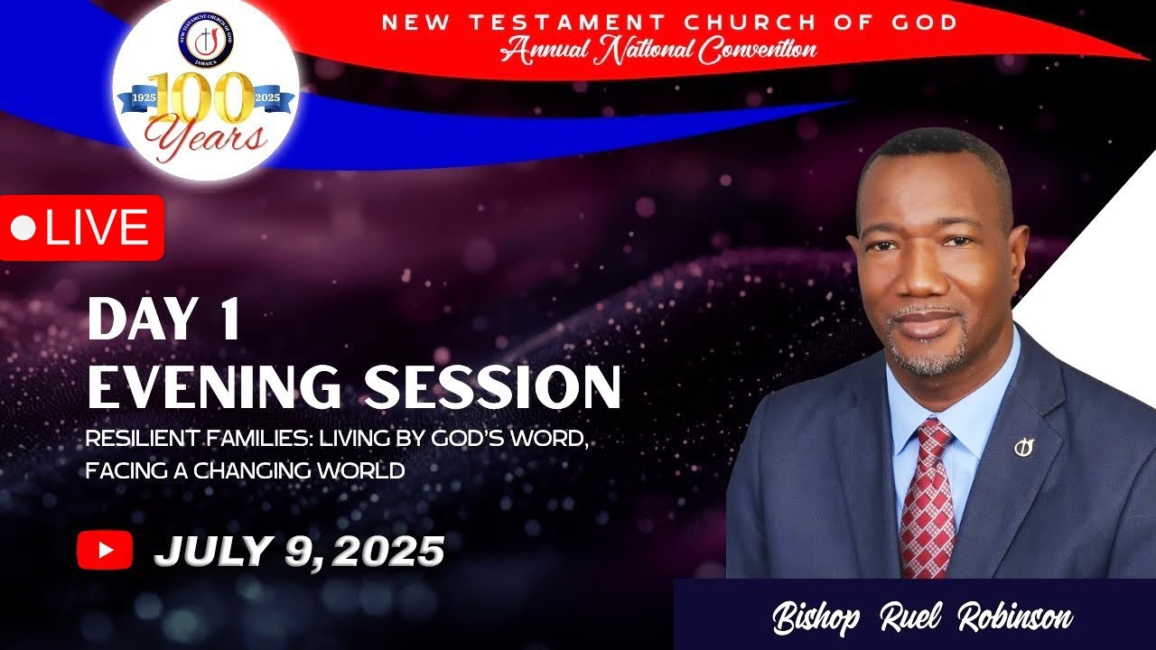 Day 1 - NTCG Centennial Convention 2025 – Evening Worship Service | Bishop Ruel Robinson