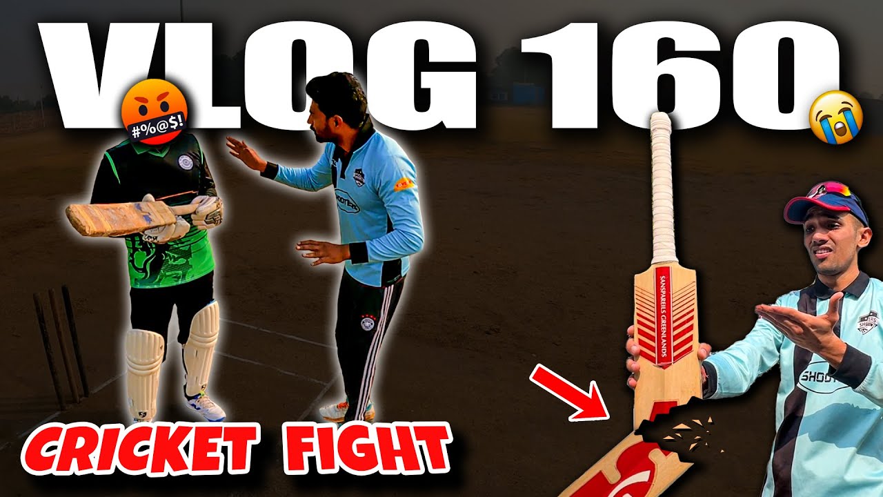 I broke my NEW Cricket Bat😭| FIGHT in Cricket Match🔥| Cricket Cardio Vlogs