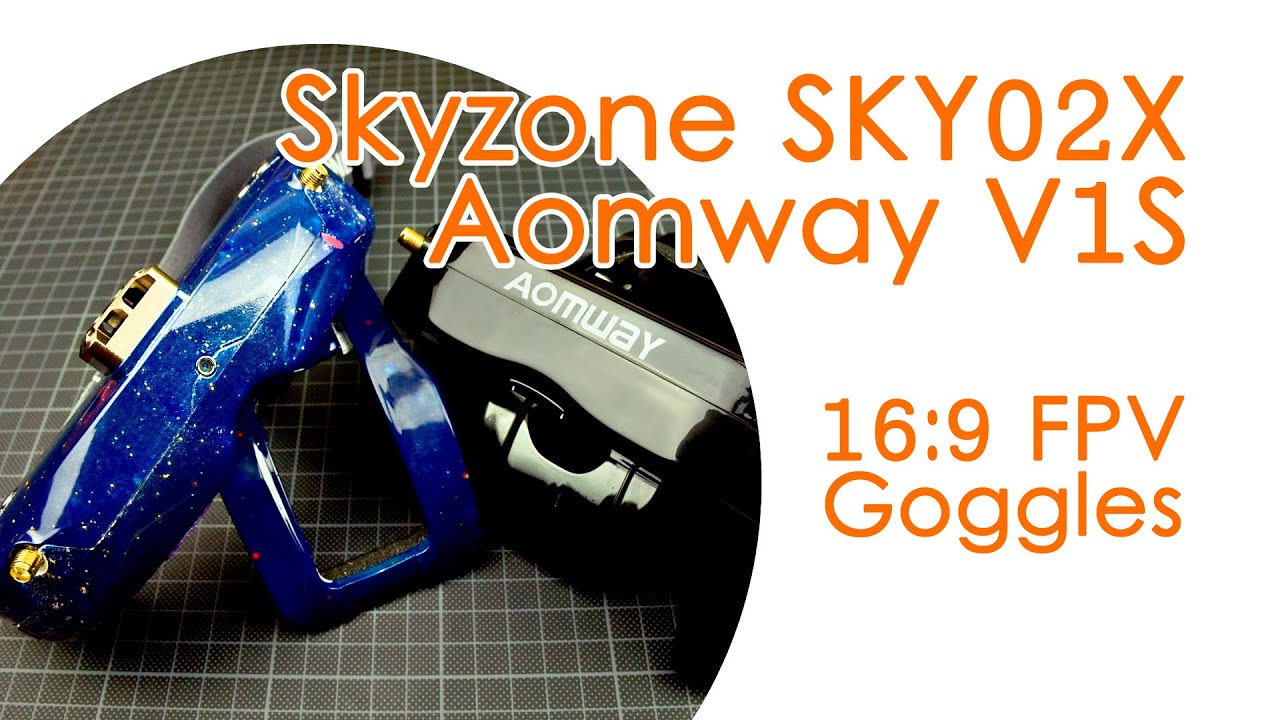 16:9 FPV goggles: Skyzone SKY02X vs Aomway Commander V1S (long term review & comparison)