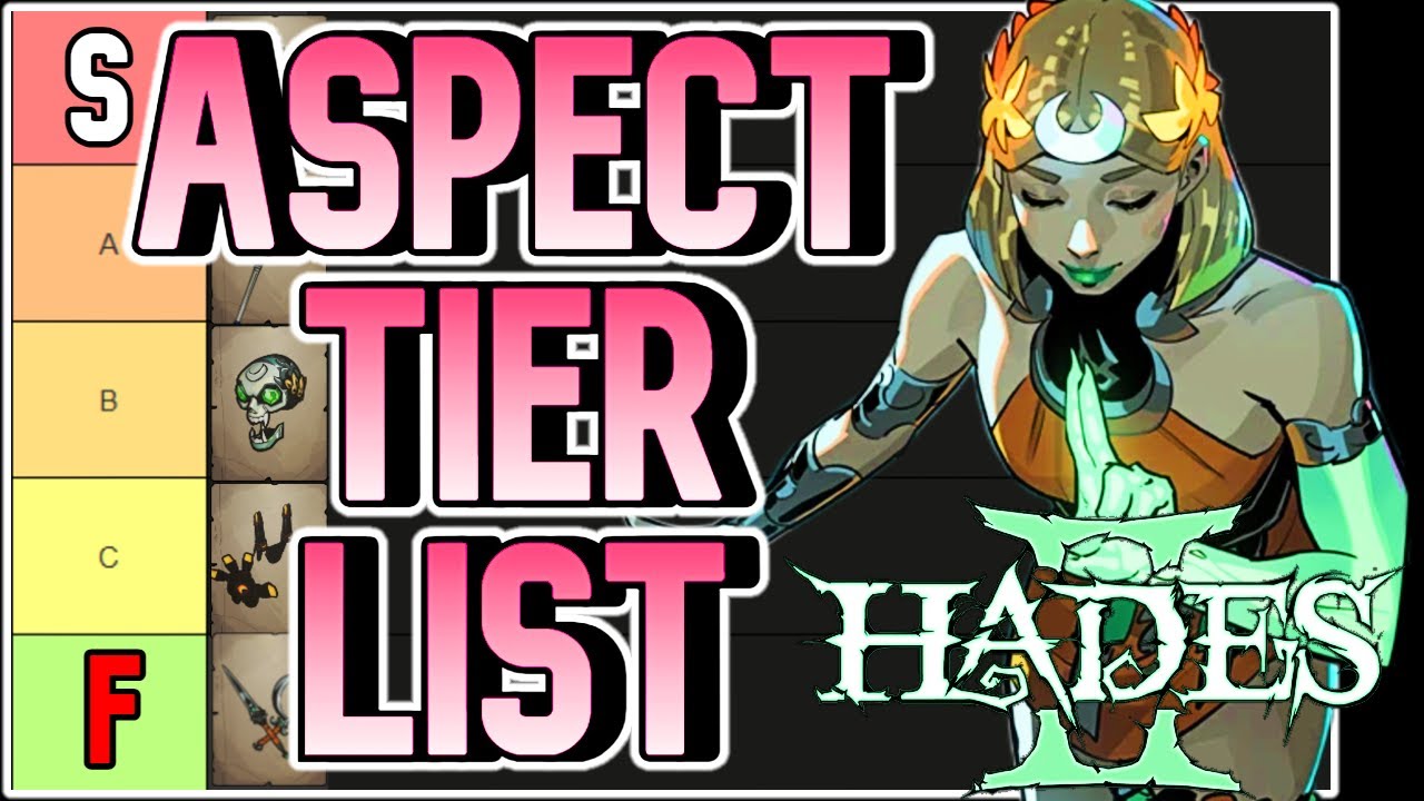 The DEFINITIVE Hades 2 Weapon Aspect Tier List.