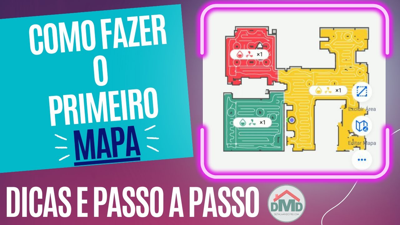 ROBÔ ASPIRADOR ABIR X8 - Como Fazer o Primeiro Mapeamento da Casa  e Como Preparar a Casa