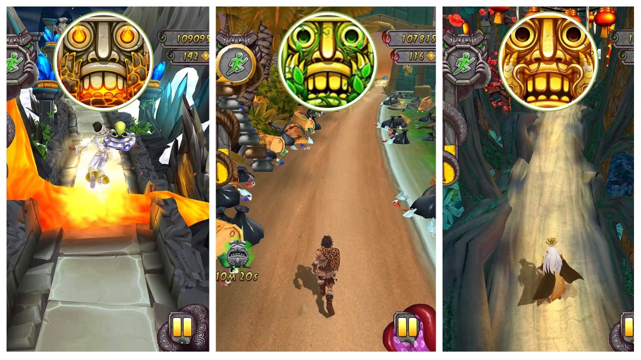 Temple Run 2 VOLCANO ISLAND 🆚 Temple Run 2 EARTH DAY 🆚Temple Run 2  LANTNERN FESTIVAL