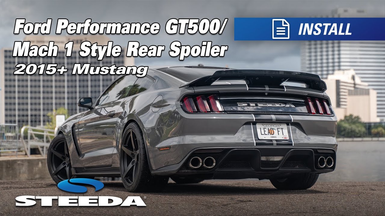 Ford Performance GT500 Rear Spoiler w/Gurney Flap | Review & Install