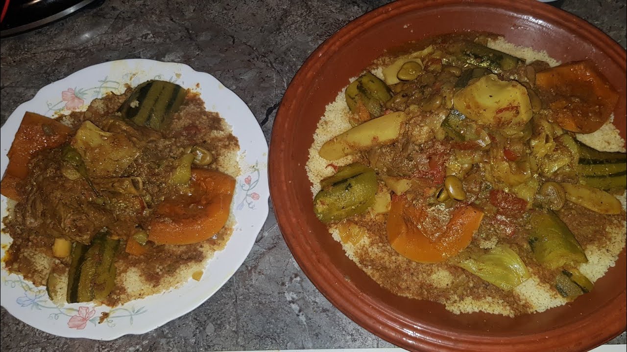 Couscous aux fèves à la marocaine/ Couscous bel foul/ الكسكس مع الفول