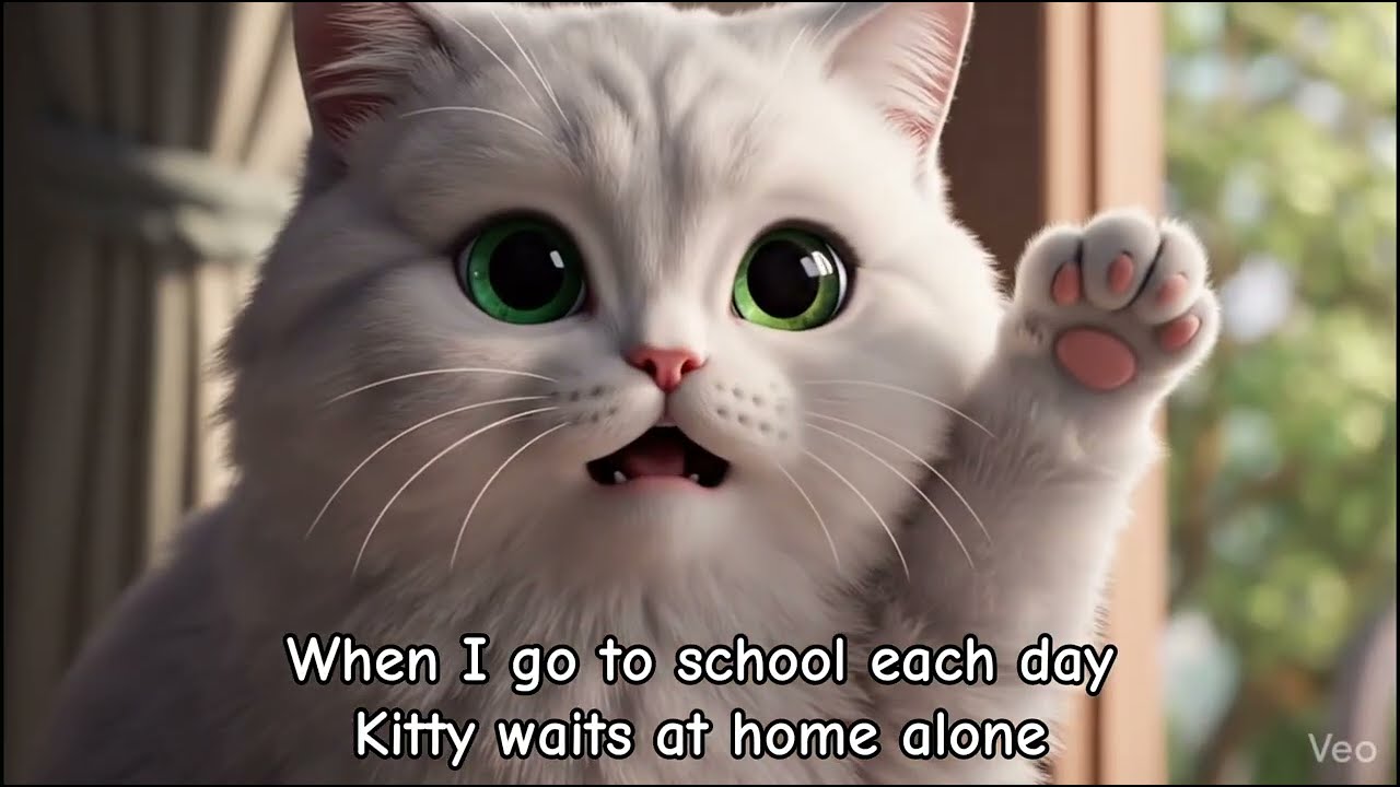 MY LAZY CAT - OFFICIAL MV - LEARNING ENGLISH THROUGH A SONG FOR KIDS (ENGLISH Subtitle)