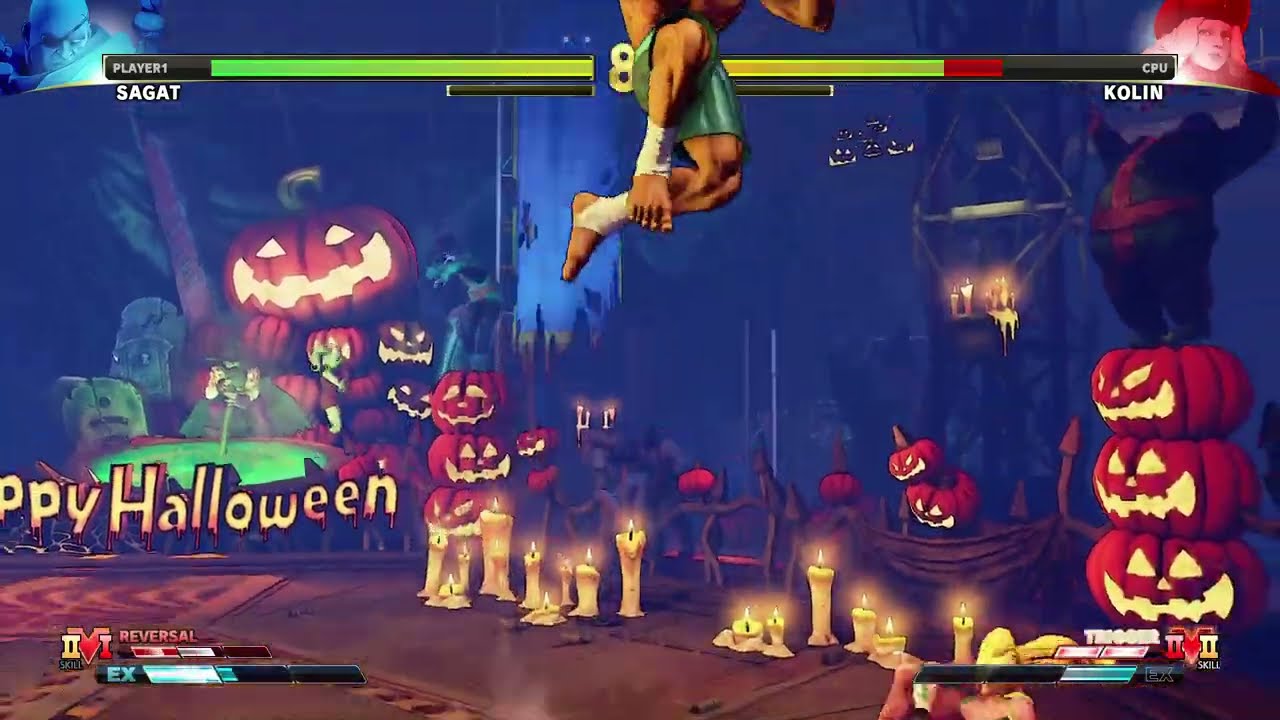 SAGAT VS KOLIN サガット対コーリンで戦ってみた Street Fighter V