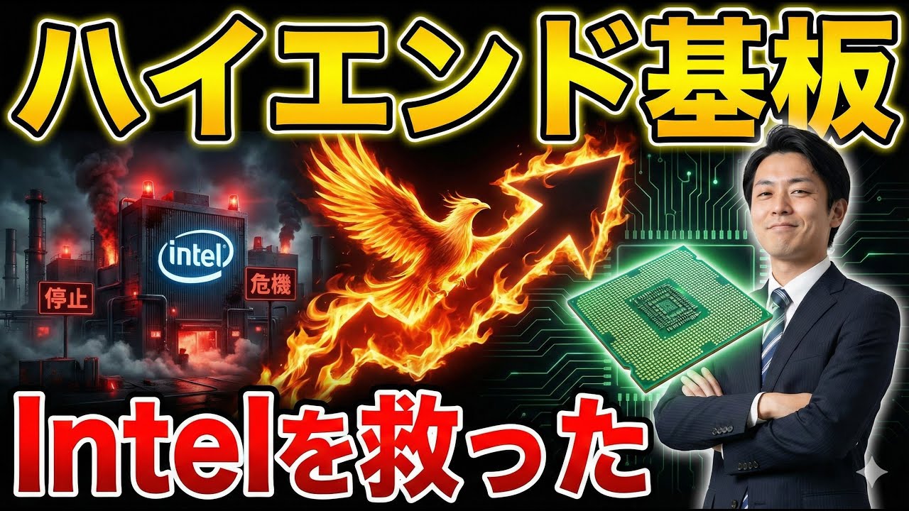 【日本が最強】IntelのCPUは岐阜の会社がないと作れない。スマホ戦争で負けたが、AI戦争で勝った。倒産危機から復活、岐阜の「不死鳥」、AIサーバー覇者、イビデン。