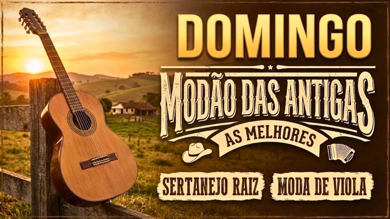 DOMINGÃO DO MODÃO: Só as Antigas - Seleção de Ouro 📀 | Sertanejo Raiz