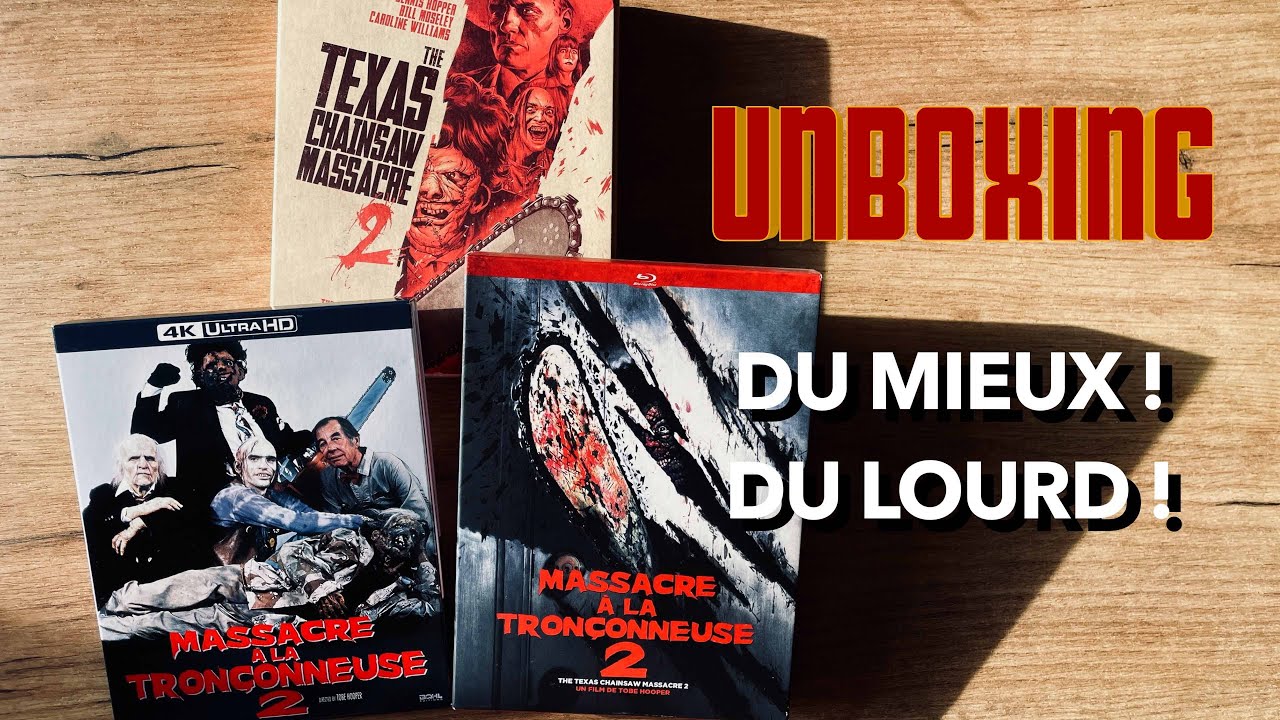 TEXAS CHAINSAW MASSACRE 2 - Digipack Blu Ray 4K - Unboxing