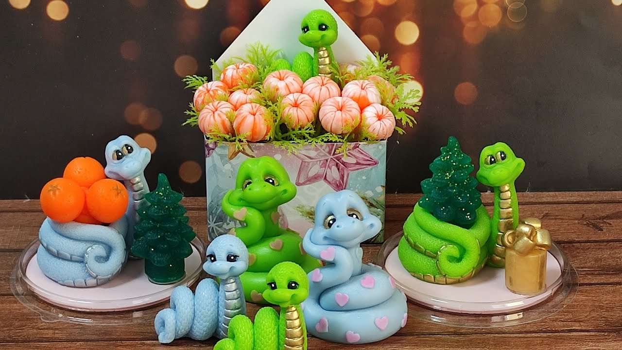 Готовлюсь к году змеи/Мой мыльный серпентарий 🐍🐍🐍/Заливка и упаковка