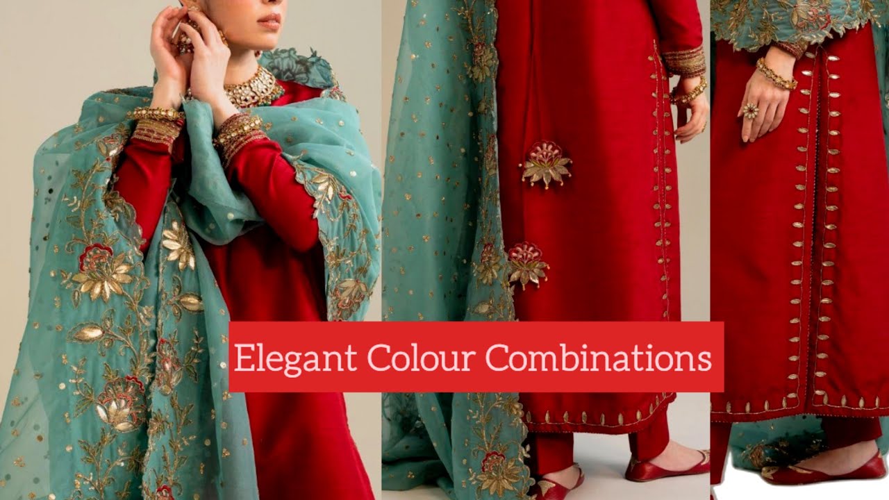 Colour Combinations for Suits Dresses ❤️💚❤️