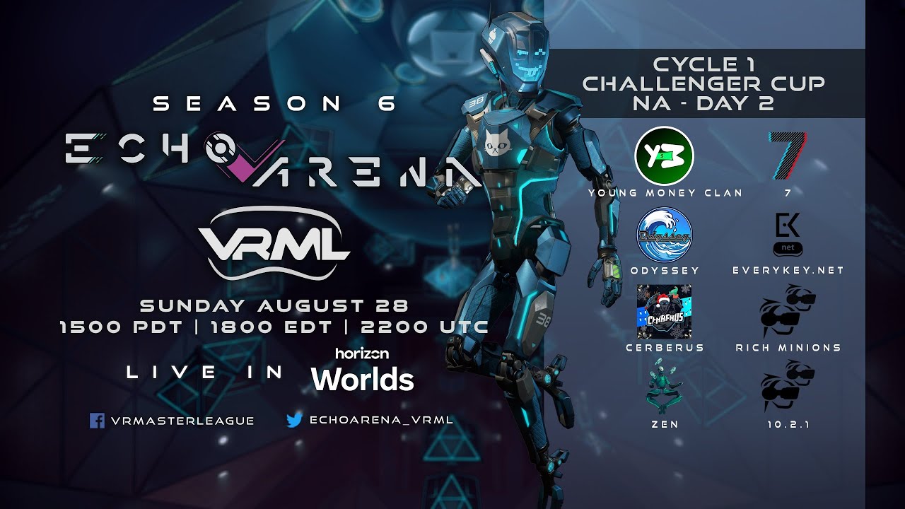 Echo Arena - Season 6 Cycle 1 - Challenger Cup NA Finals - VRML