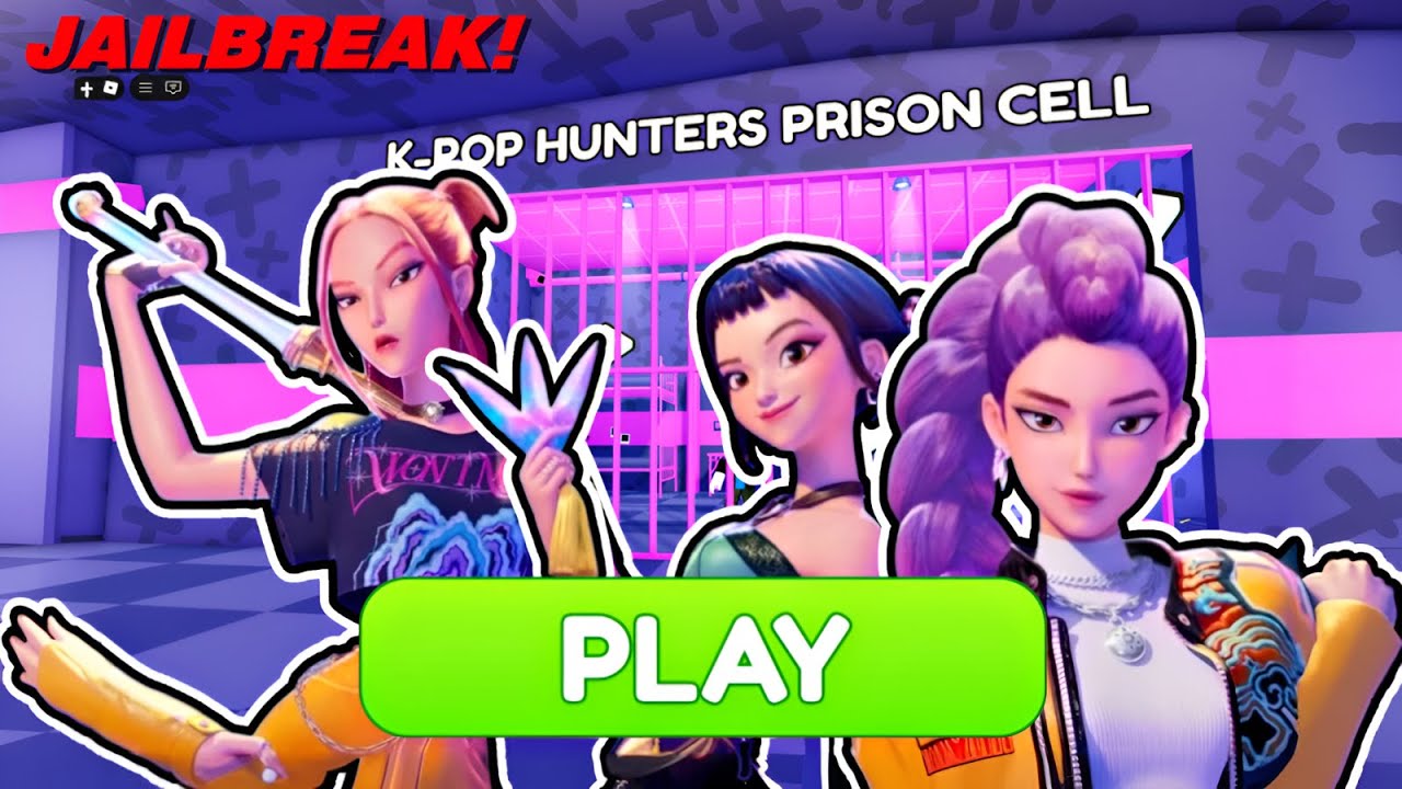 K POP DEMON HUNTERS PRISON RUN! Obby roblox Gameplay #roblox #obby