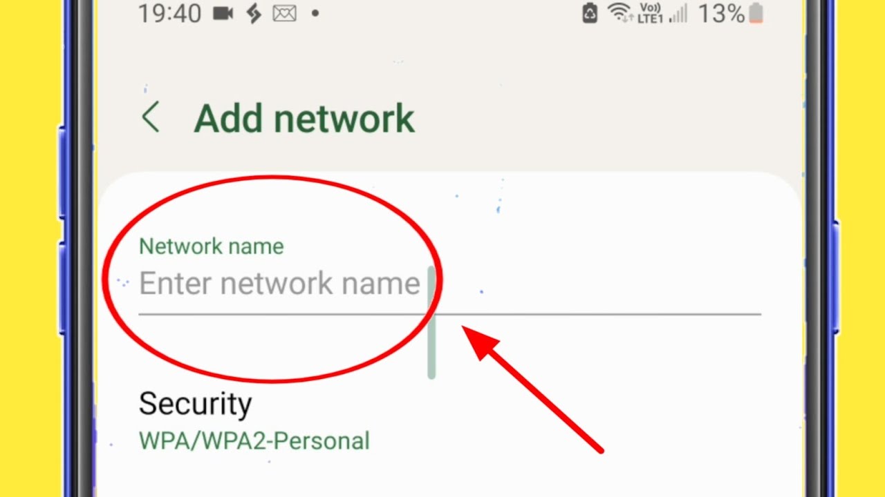 Enter Network Name Kya Hota hai | What is Enter Network Name in Wi-Fi Add network