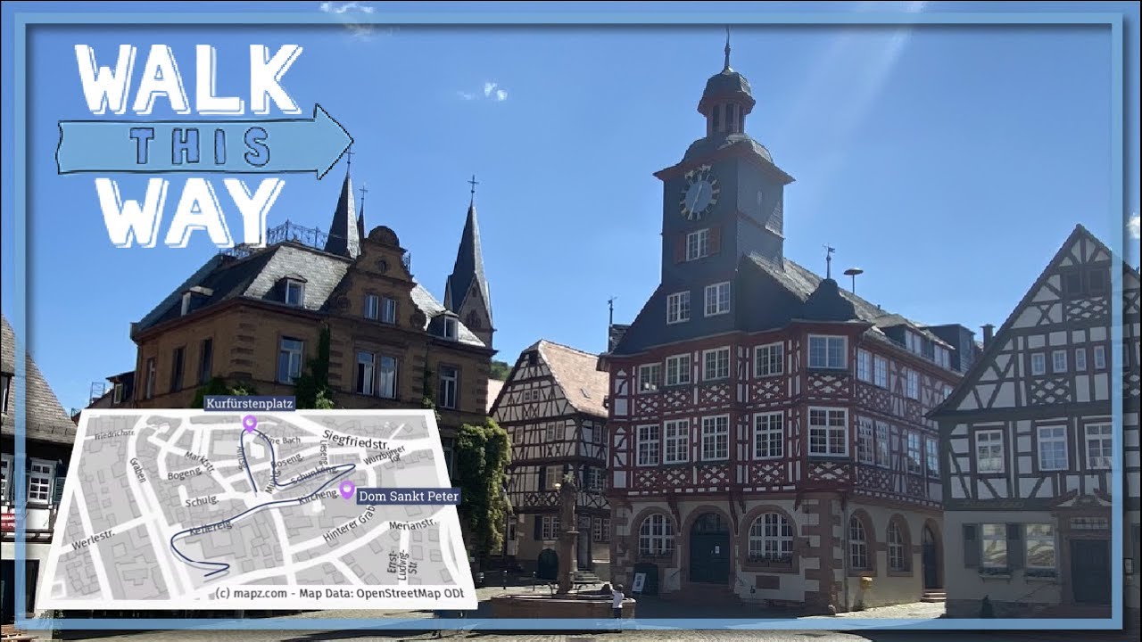 Heppenheim Walking Tour - 4k