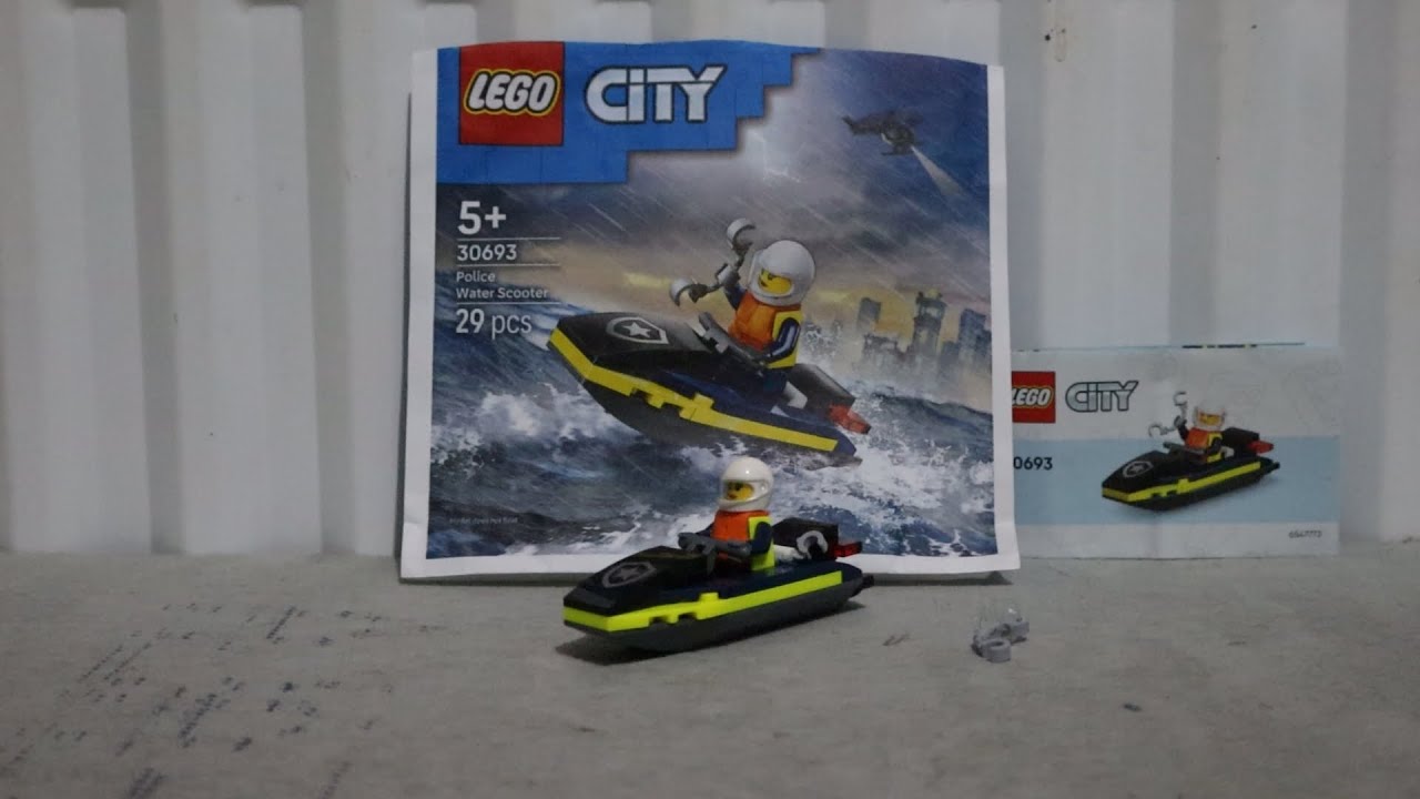 Lego City 30693 | Police Water Scooter | Timelapse Build | 2025 Release