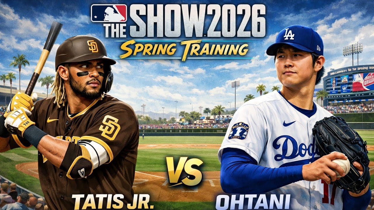 San Diego Padres Vs Los Ángeles Dodgers Spring Training 2026 MLB The Show 2025 -2026