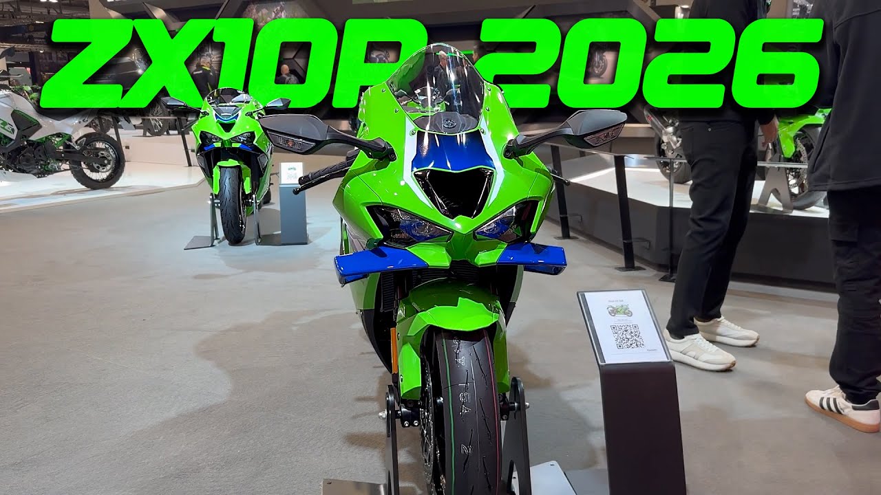 PRIMEIRAS IMAGENS DA NOVA KAWASAKI NINJA ZX-10R 2026 NA EICMA 2025