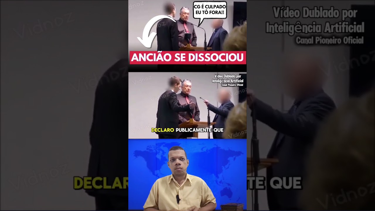 Anci&atilde;o se dissocia durante reuni&atilde;o das Testemunhas de Jeov&aacute; #pioneiro #jw