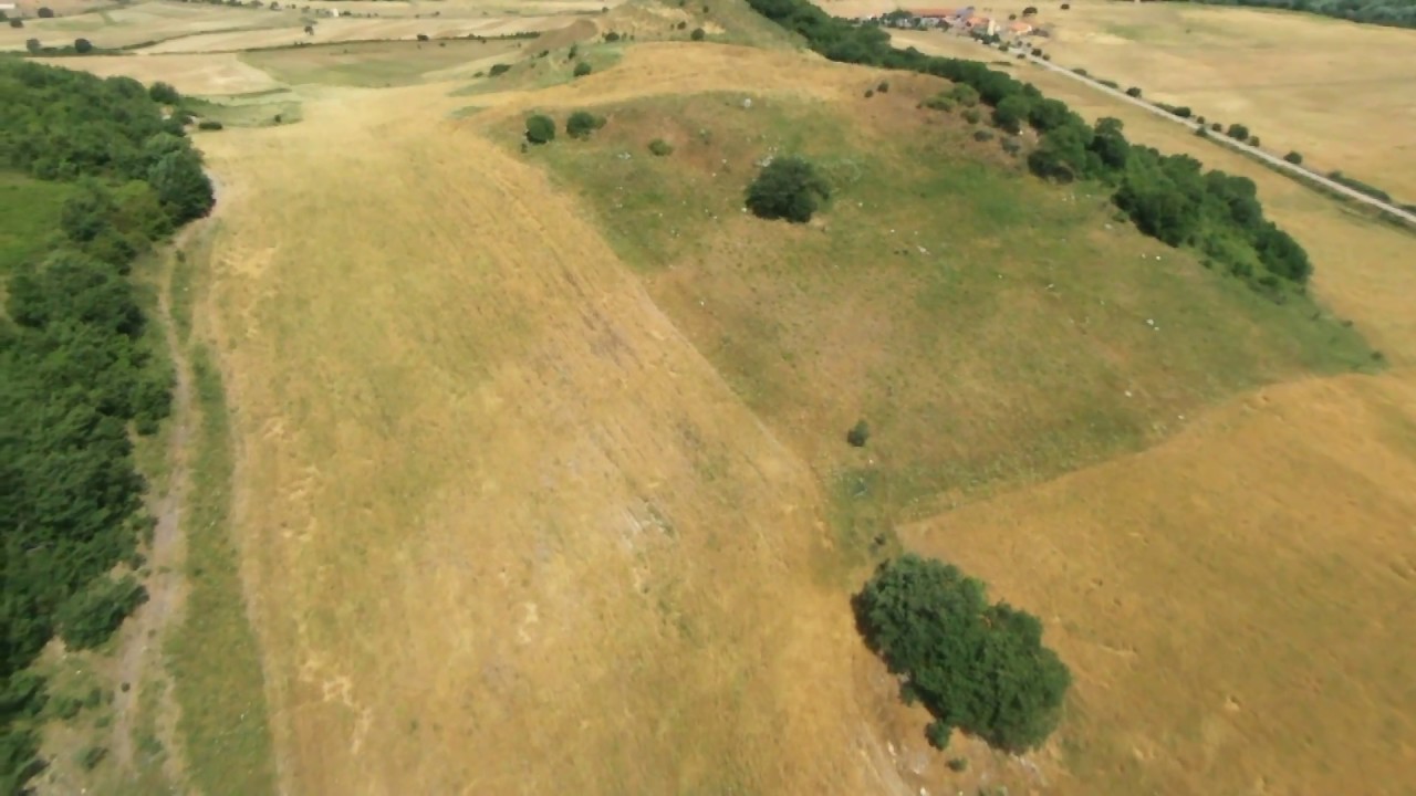 Padria dall'alto - Territori della riserva di caccia S'Aldiga