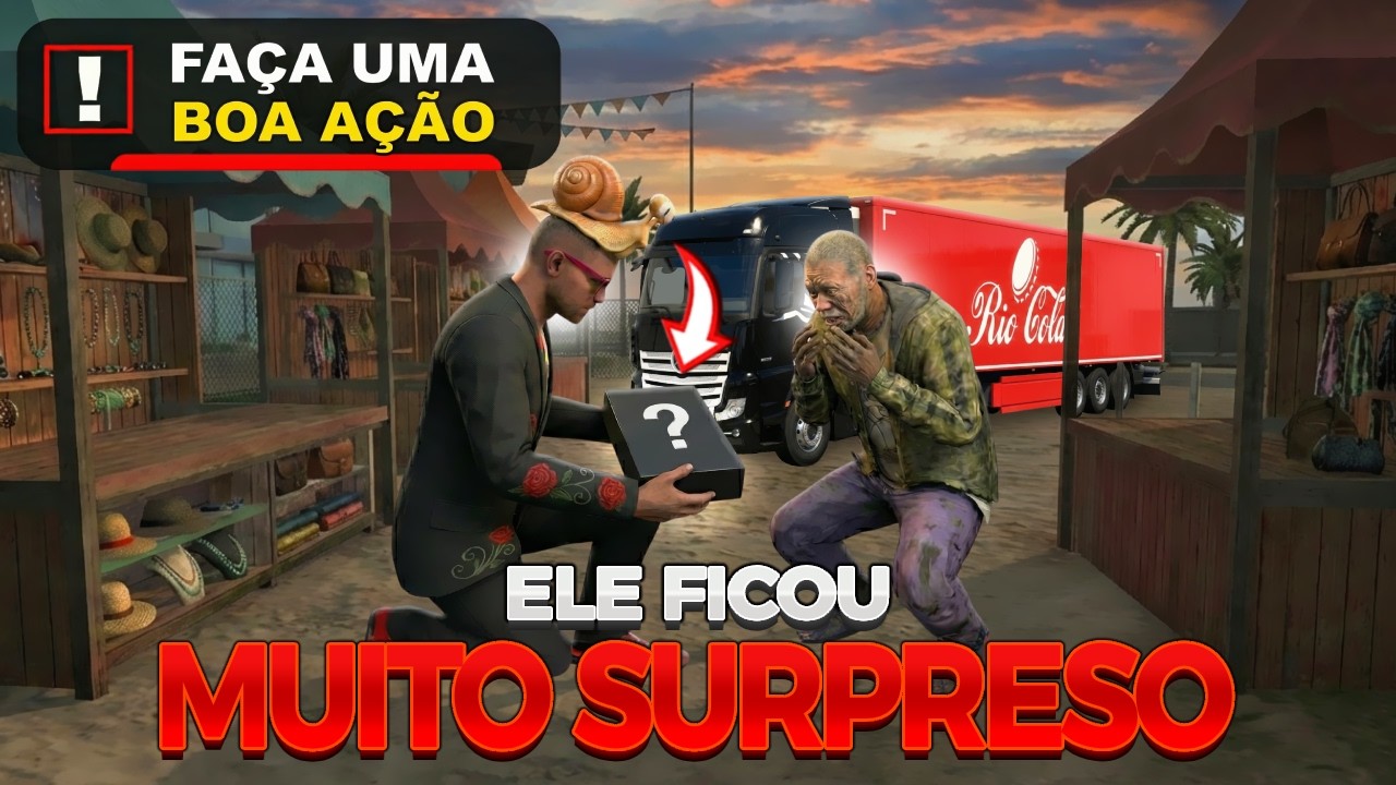 😱 ELE ERA APENAS UM CAMINHONEIRO… OLHA O QUE FIZ POR ELE NO RIO RISE!