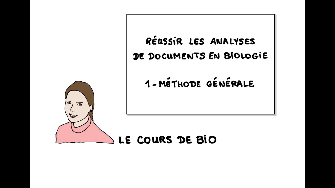Réussir les analyses de documents en biologie : méthode générale
