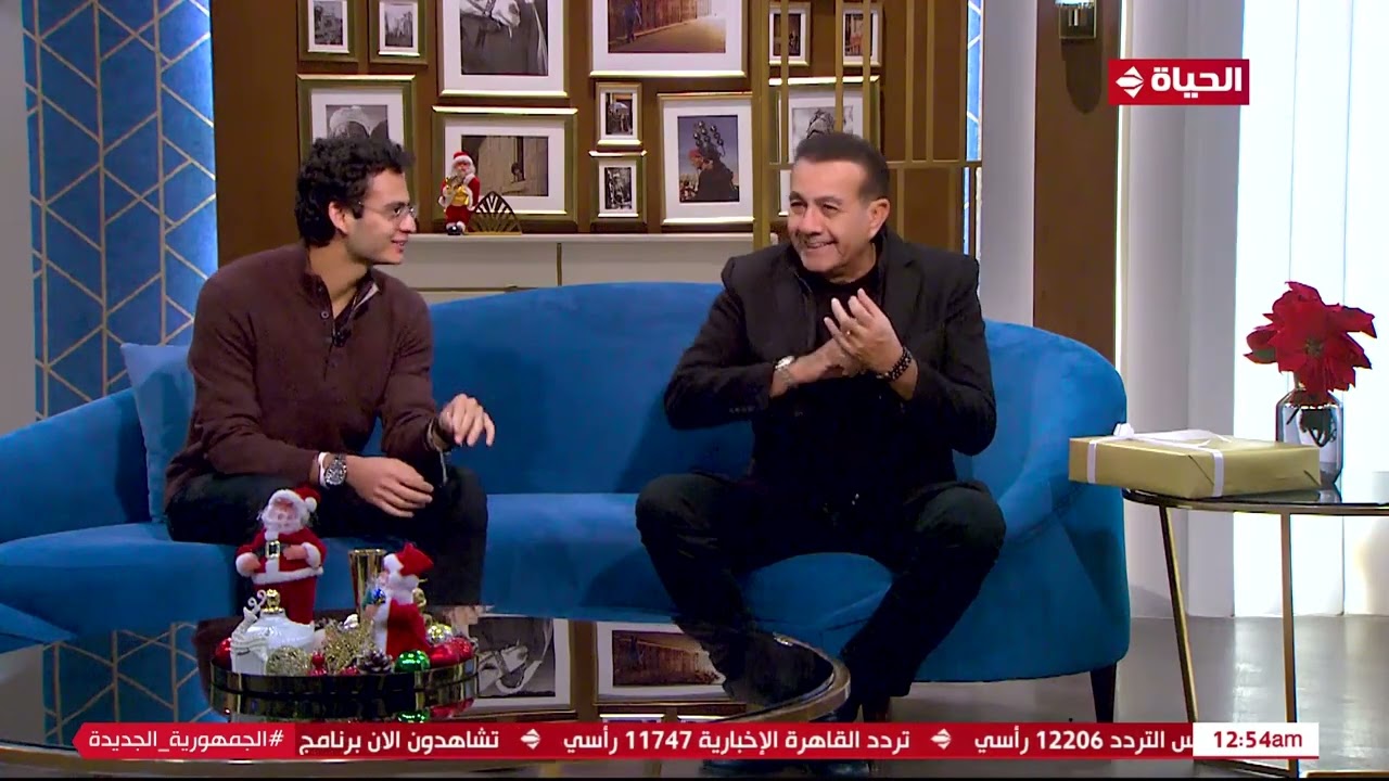 واحد من الناس - أسامة منير وإبنه فى ليلة رأس السنة مع عمرو الليثي