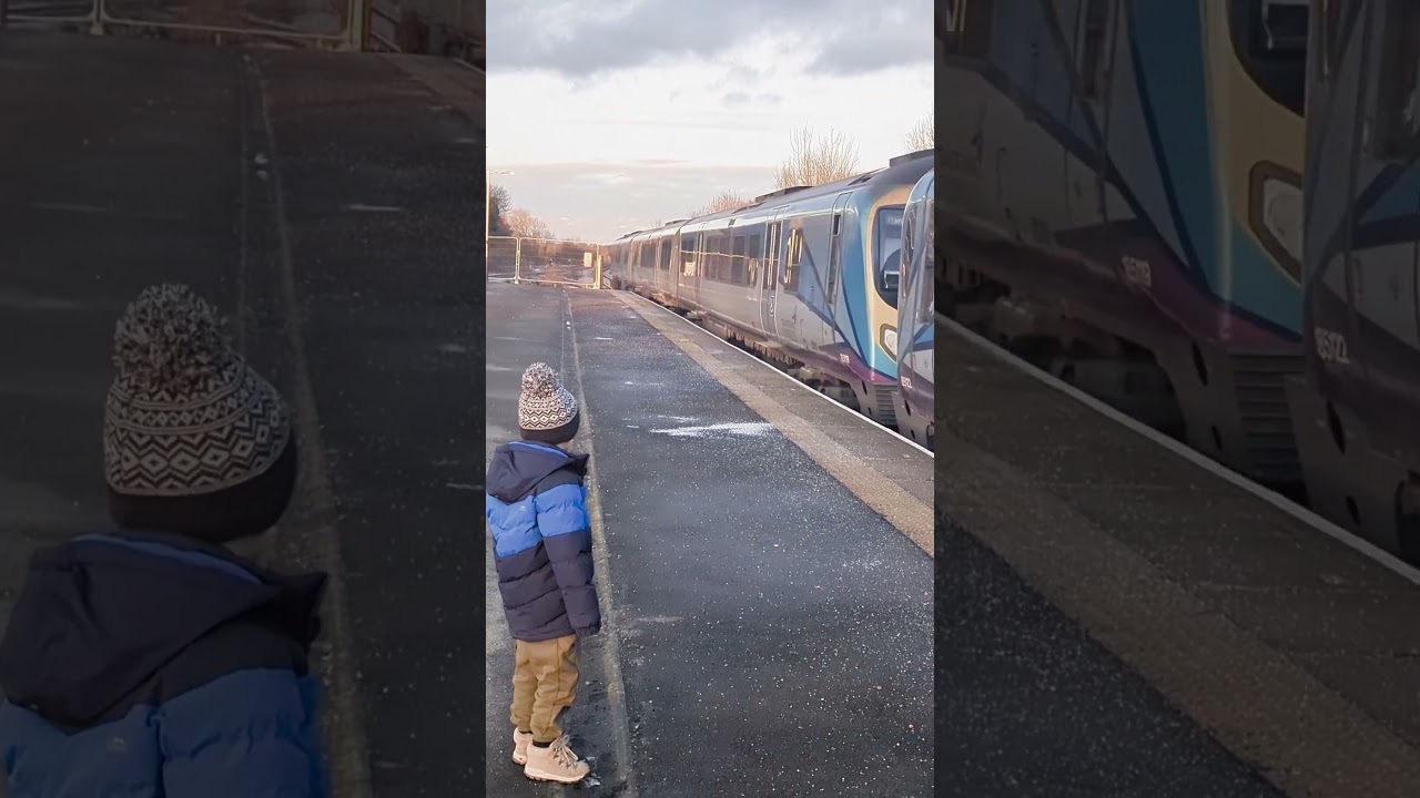 Two 185 Class TPE Trains Horn Blast at Eaglescliffe Railway Station