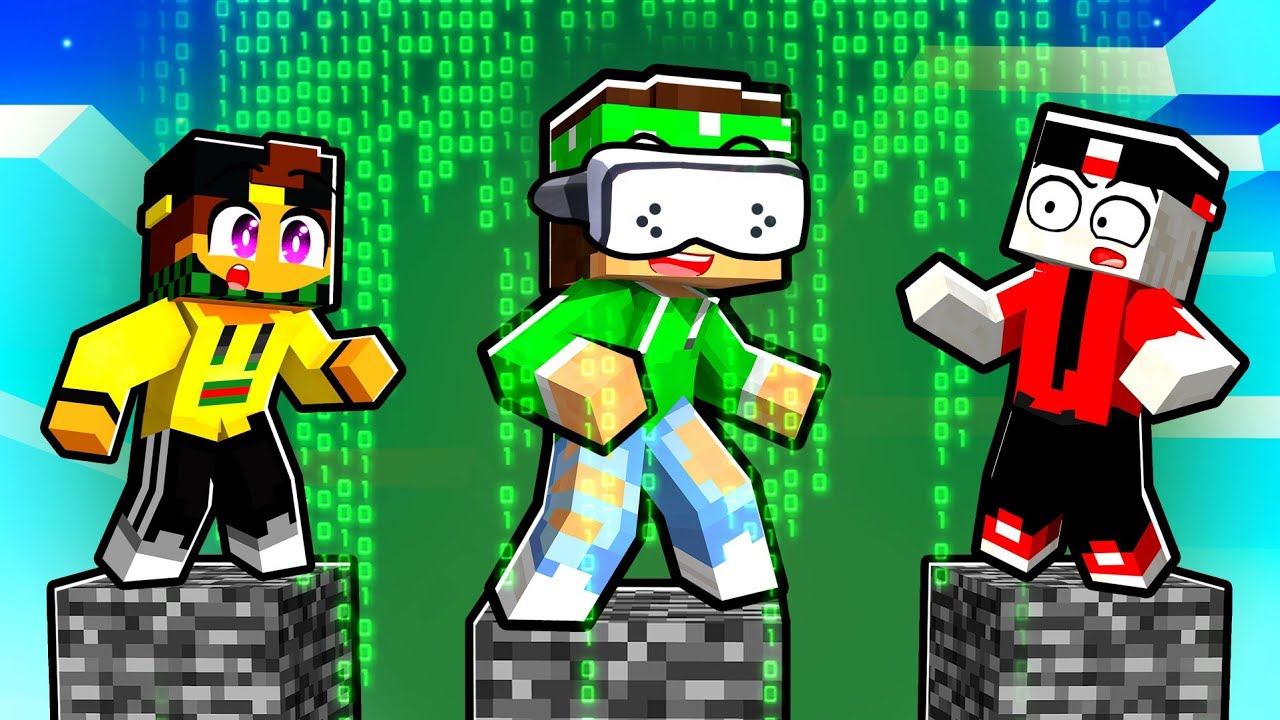 SOPRAVVIVI CON IL VISORE su UN PILASTRO DI BEDROCK su MINECRAFT!