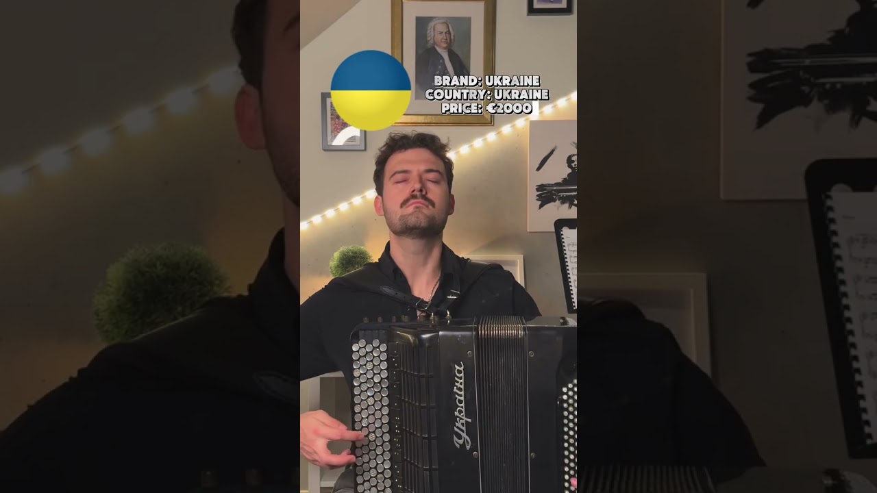 &euro;100 vs &euro;30,000 Accordion! Can you hear the difference? #classicalmusic #accordion #baroquemusic