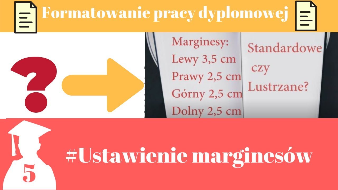 Formatowanie pracy dyplomowej. Jak ustawić marginesy? Word 2016. Magister na 5