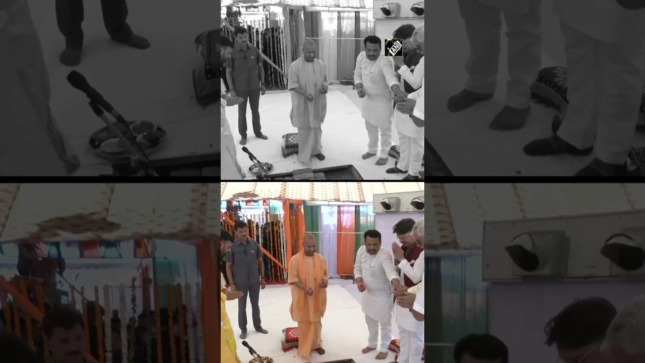 UP CM Yogi lays foundation stone of State Disaster Management Authority Development Building