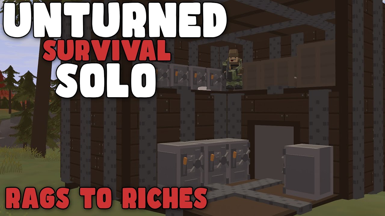 Unturned Survival - Безумный одиночный путь от нищеты к богатству!