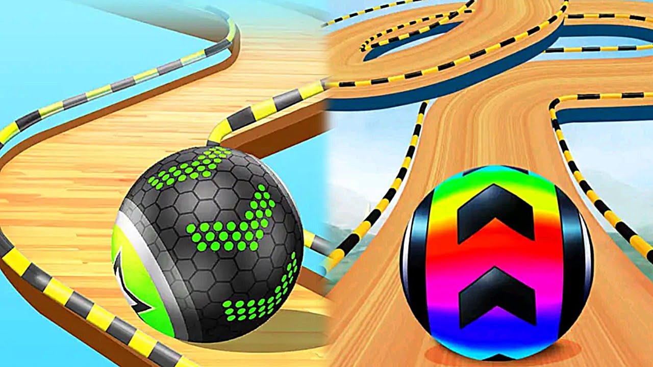 Going Balls vs Sky Parkour Run Game 42