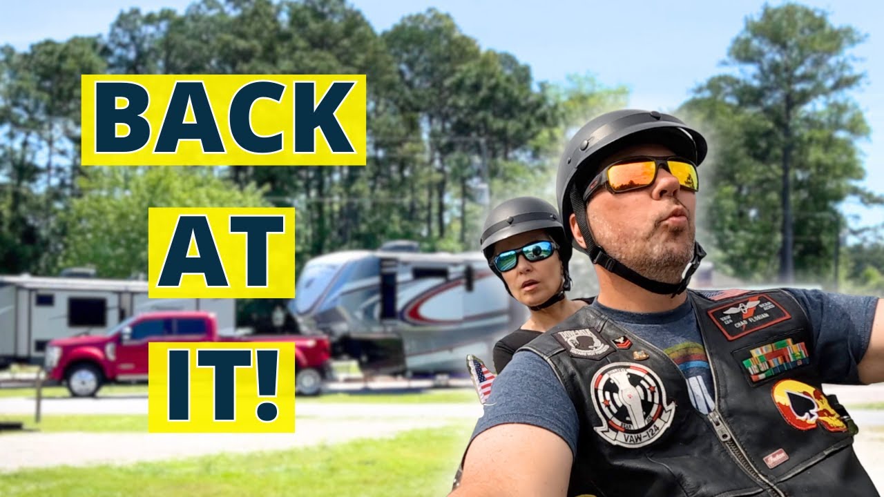 RV Life Discovering Wilmington, NC: Motorcycle Ride and Cape Fear Riverwalk